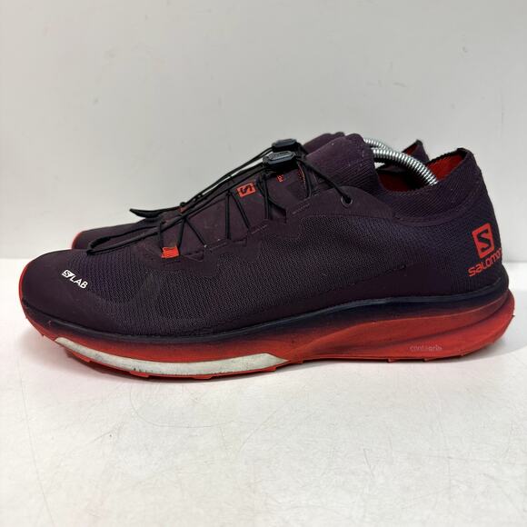 GOOD Salomon S/LAB ULTRA 3 Unisex Trail Running Shoe Purple W 11 / M 10 - Picture 1 of 13